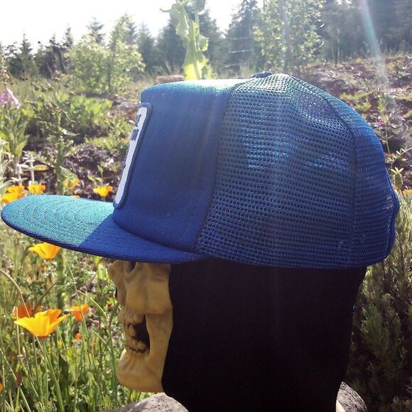 Deadstock Vintage Hopkinsville Electric Motor Patch Snap Back Trucker Hat - Picture 2 of 6